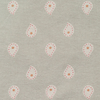 Swatch of Dove Grey Mika Cotton