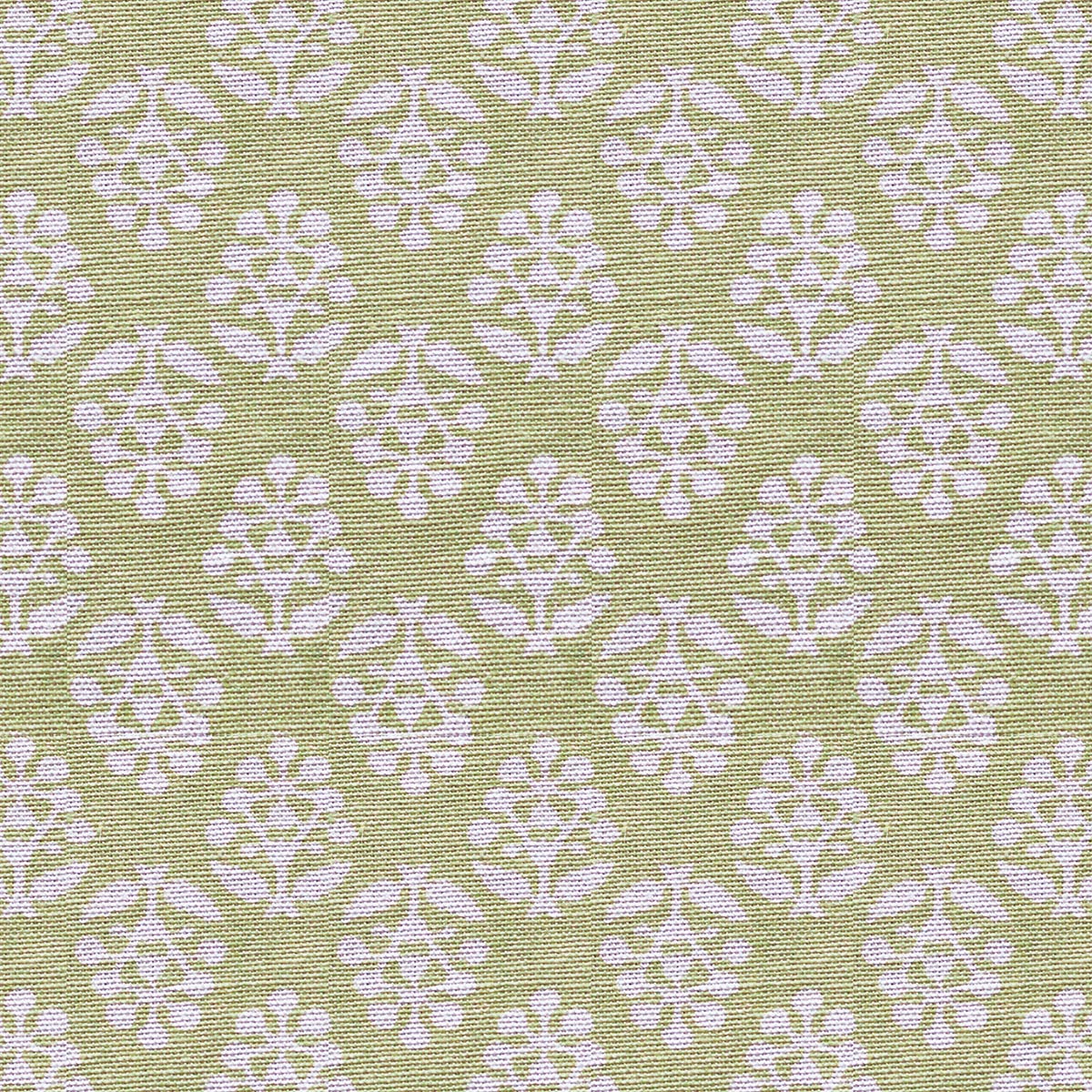 Summer Green Sprig Cotton – 381