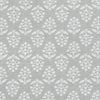 Small Sample of Dove Grey Sprig Printed Cotton