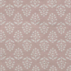 Swatch of Dusky Pink Sprig Cotton