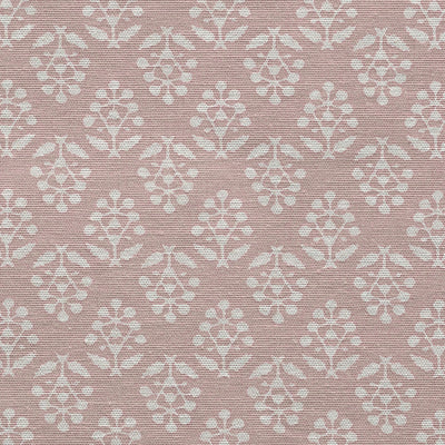Swatch of Dusky Pink Sprig Cotton