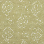 Small Non Returnable Sample of Summer Green Lullaby Cotton