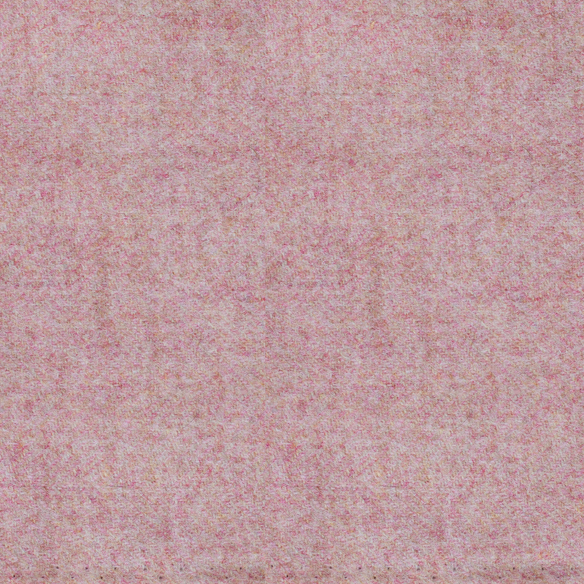 Small Non Returnable Sample of Pale Rose Herringbone Wool Tweed