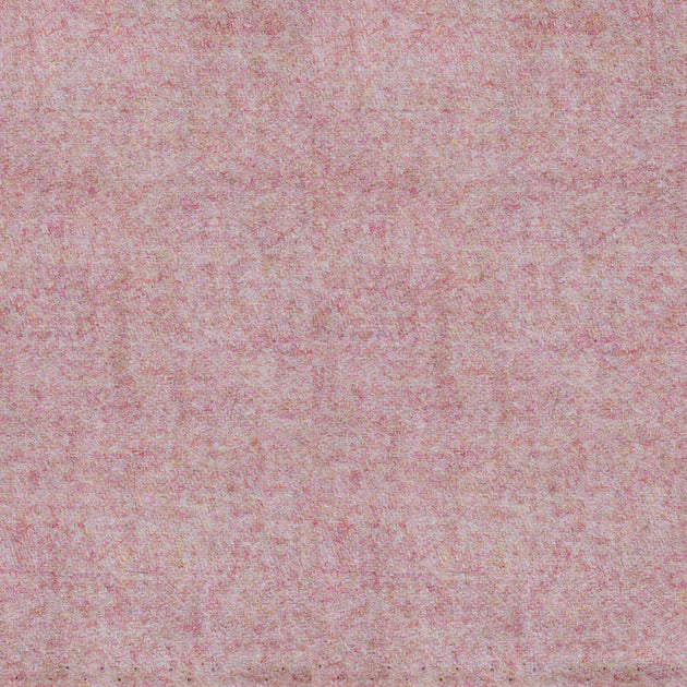 Small Non Returnable Sample of Pale Rose Herringbone Wool Tweed