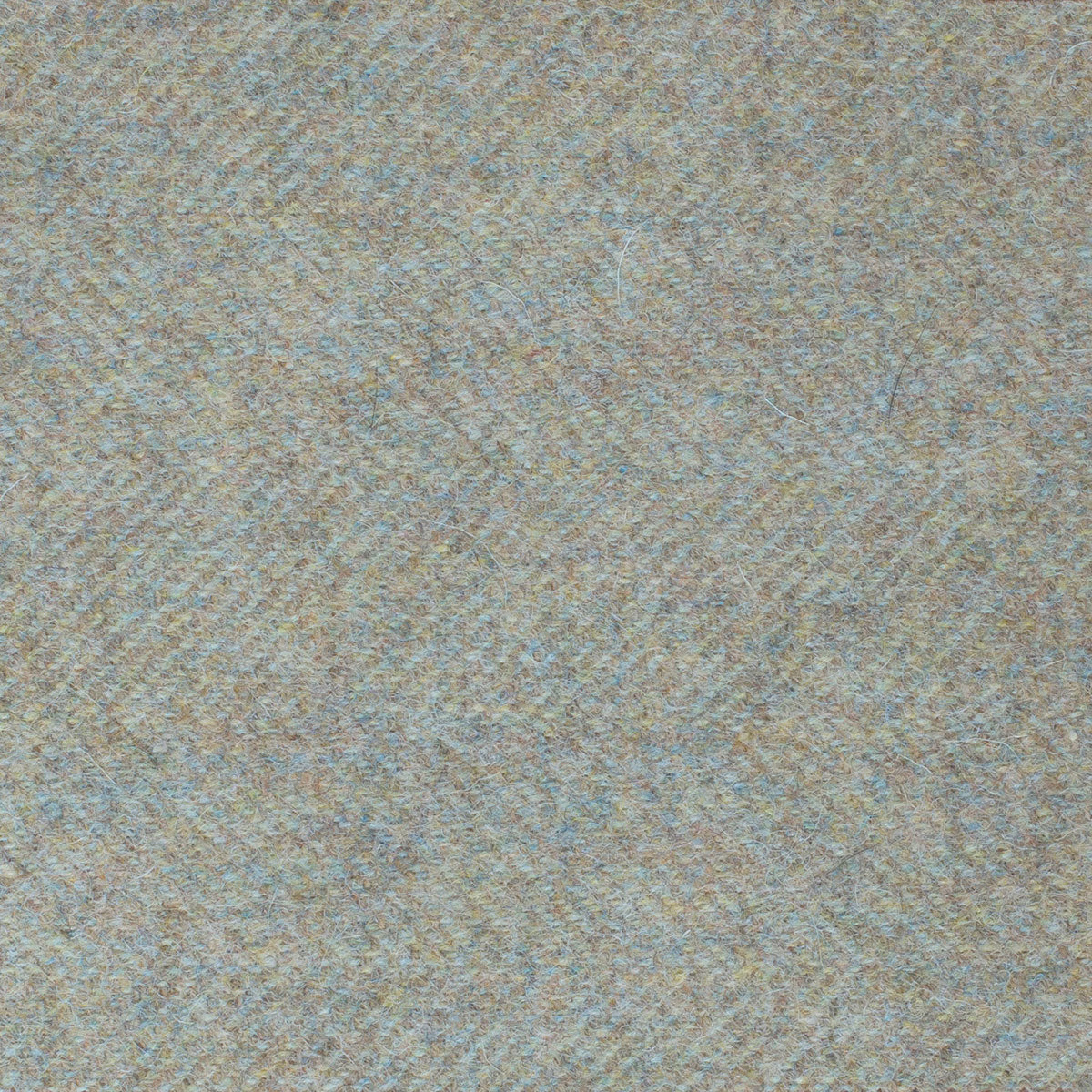 Small Non Returnable Sample of Lichen Herringbone Wool Tweed