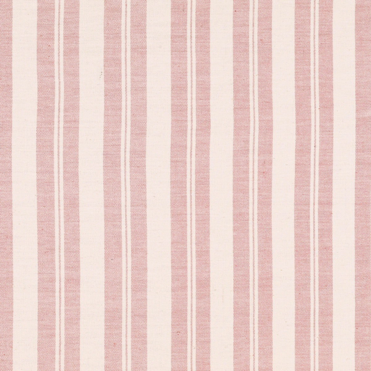 Small sample of Pale Rose Ticking Stripe