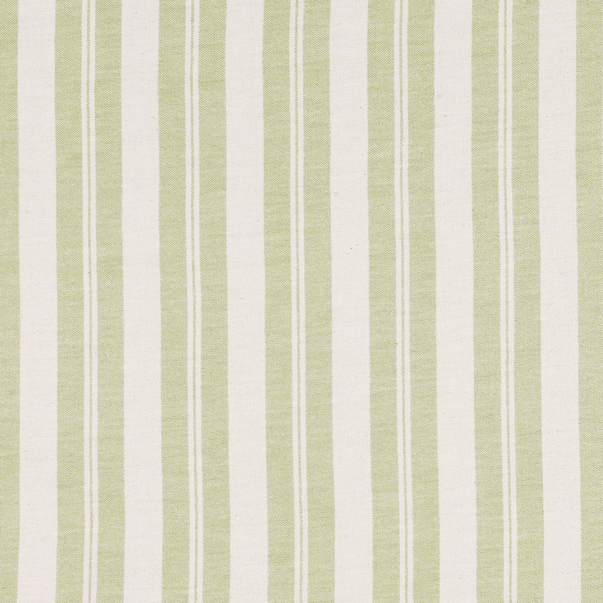Small sample of Summer Green Ticking Stripe