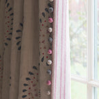 233 - Dusky Pink Medium Ticking Stripe Cotton – Roll End 2.2m