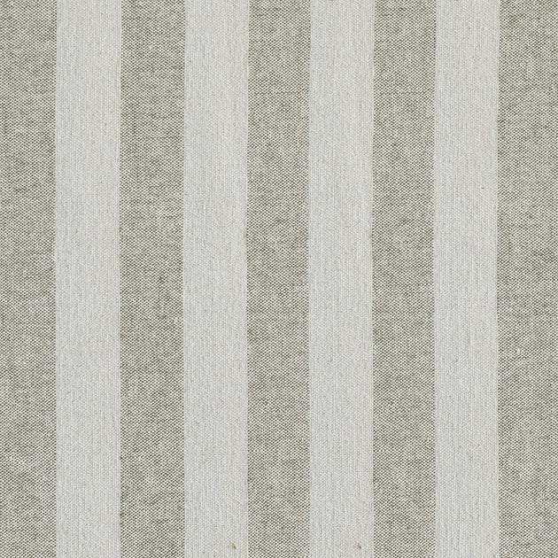 Small Non Returnable Sample of Grey Ivory Wide Stripe