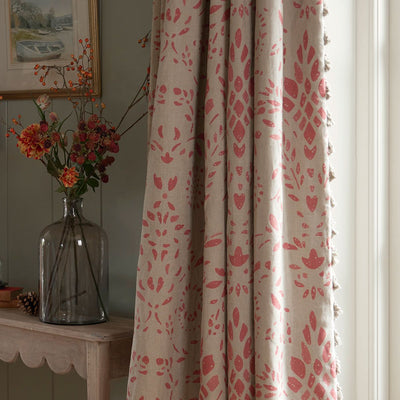 344 - Indian Red Maja Linen – Roll Ends