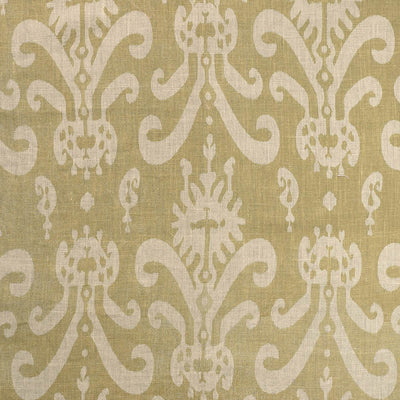 Hand-printed Green Gold Sacha Linen - 360G