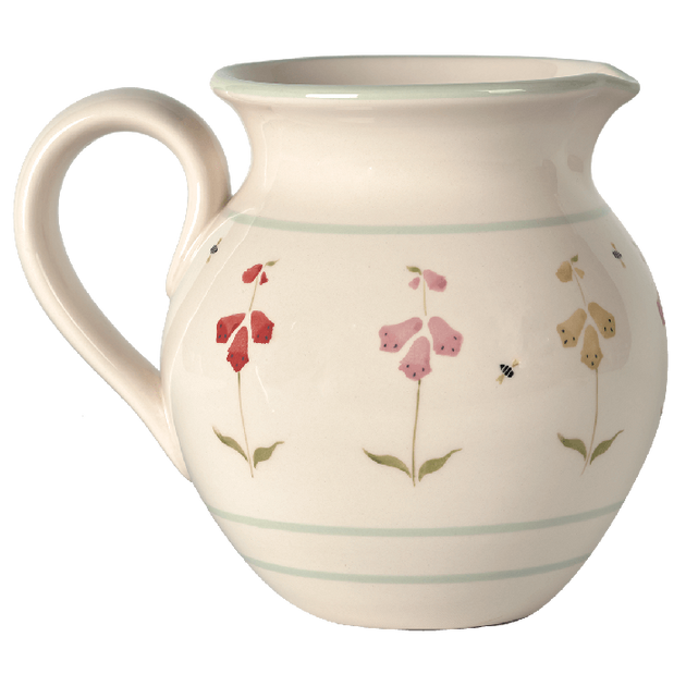 Foxgloves Medium Round Jug