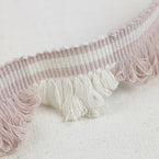 Sample of Pale Rose Ivory Fan Edge