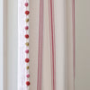 Red Rose Jute Pom Poms