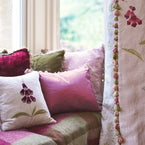 Olive, Rusty Rose, Pale Rose, Jute Tassels