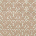 Swatch of Dusky Pink Sprig Printed Cotton - Colour Variant