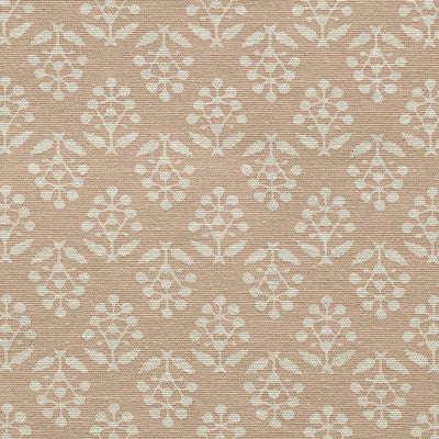 Small Sample of Dusky Pink Sprig Printed Cotton - Colour Variant