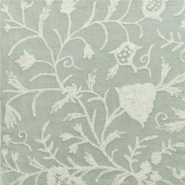 Celadon Crewelwork Linen - 149G