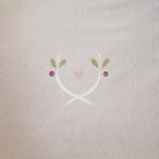 King Size Embroidered Headboard Panel - Grey Gustavian