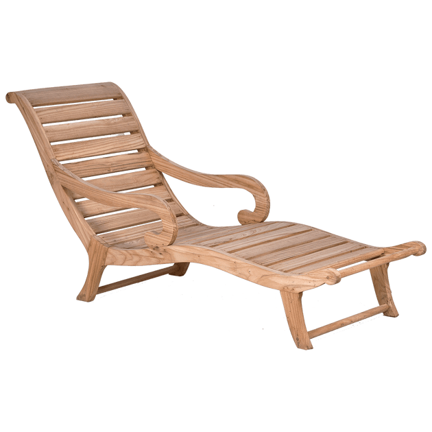 Teak Garden Lounger Susie Watson Designs