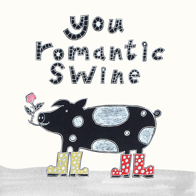 Romantic Swine Card