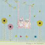 Swinging in the Sunflowers Card