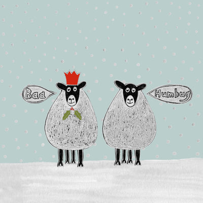 Baa Humbug Christmas Card (pack of 6)