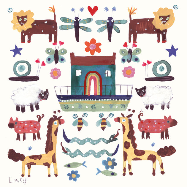 Noah's Ark Mini Print