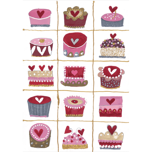 Hearts Tarts Print