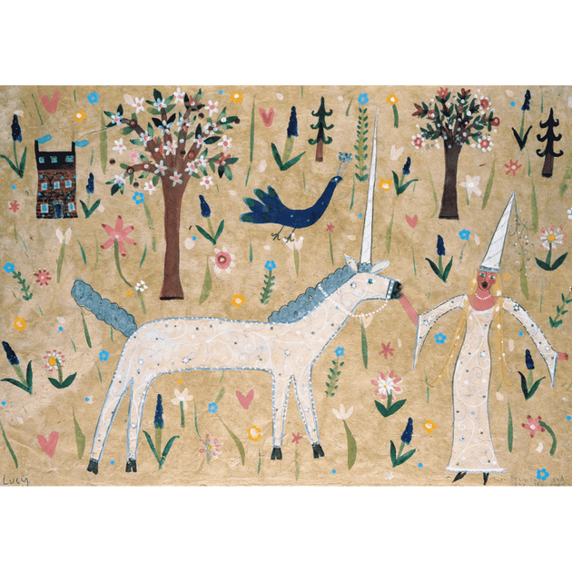 The Princess & Her Unicorn Print