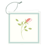 Rosebud Gift Tag
