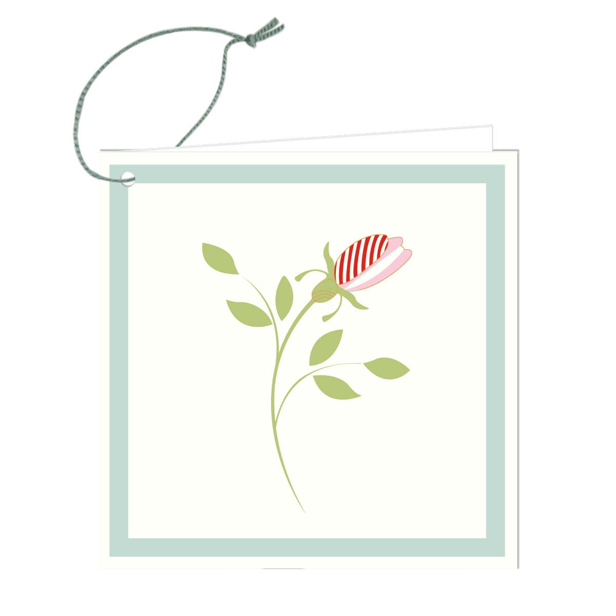 Rosebud Gift Tag
