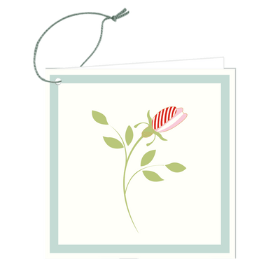 Rosebud Gift Tag