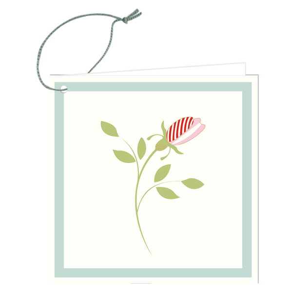 Rosebud Gift Tag