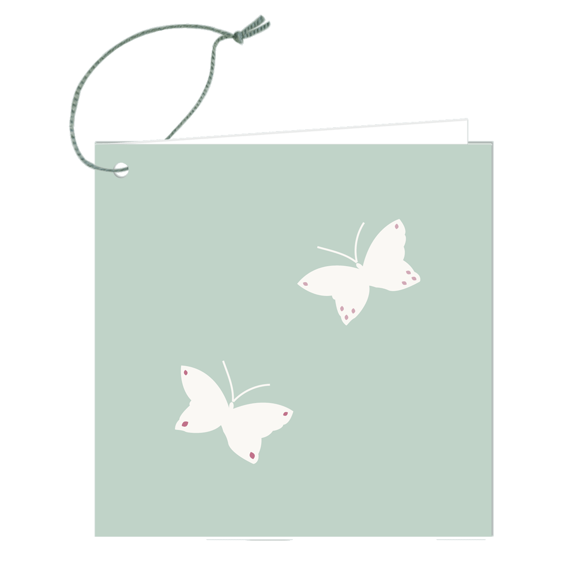 Butterfly Pair Gift Tag