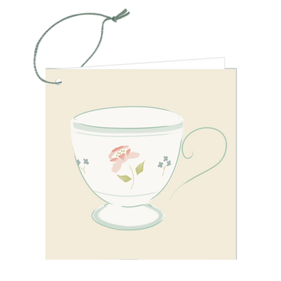 Rose Mug Gift Tag