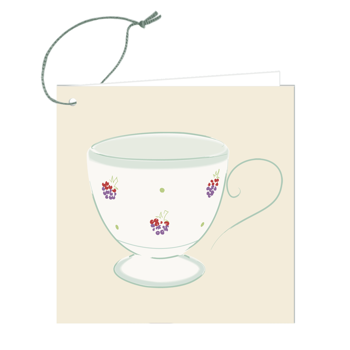 Blackberry Mug Gift Tag