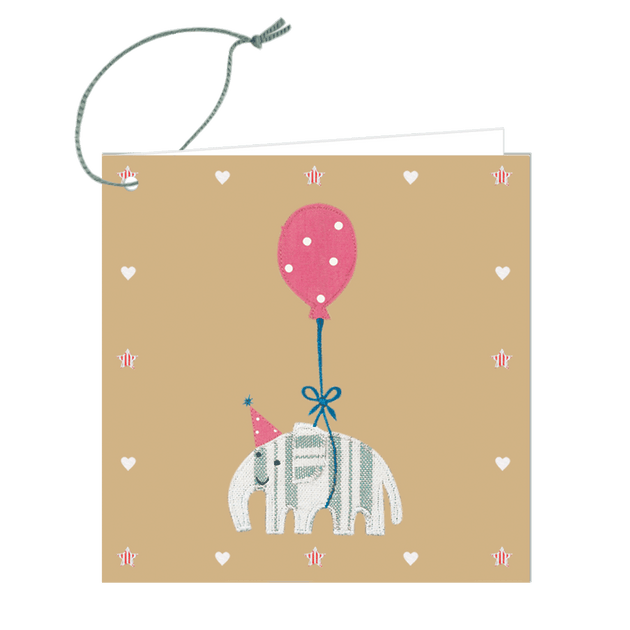 Floating Elephant Gift Tag