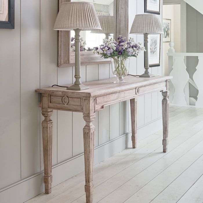 Slight Seconds Carved Console Table - Medium