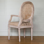 Ex Display Upholstered Farmhouse Carver