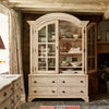 Glass Door Gustavian Armoire