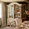 Glass Door Gustavian Armoire