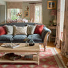 Ex-Display - Deep Blue Velvet Large Georgian Sofa
