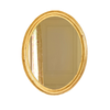 Gold Leaf Carved Oval Mirror