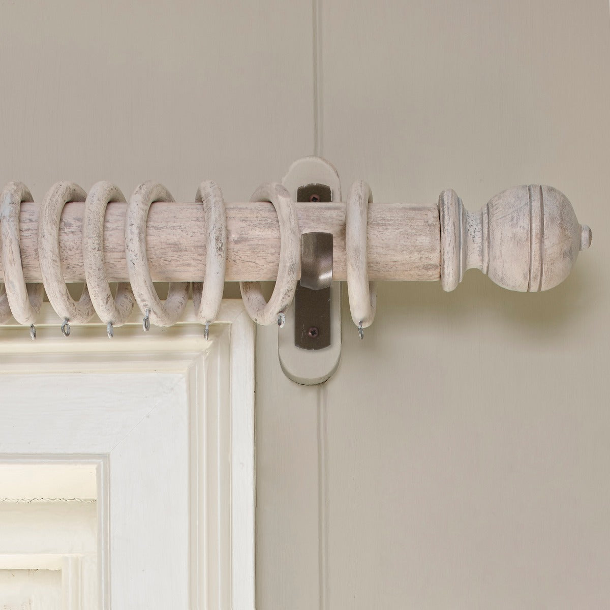 Weathered Curtain Pole