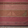 Hand-woven Wool Kilim - Indian Bird Rose - Medium