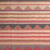 Carved Square Kilim Footstool - Biarritz