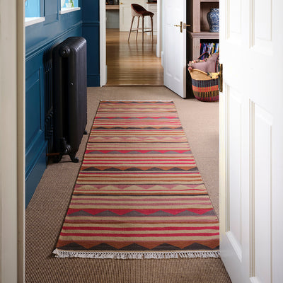 Wool Kilim Runner - Biarritz