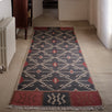 Blue Ivory Serrif - Wool Kilim Runner