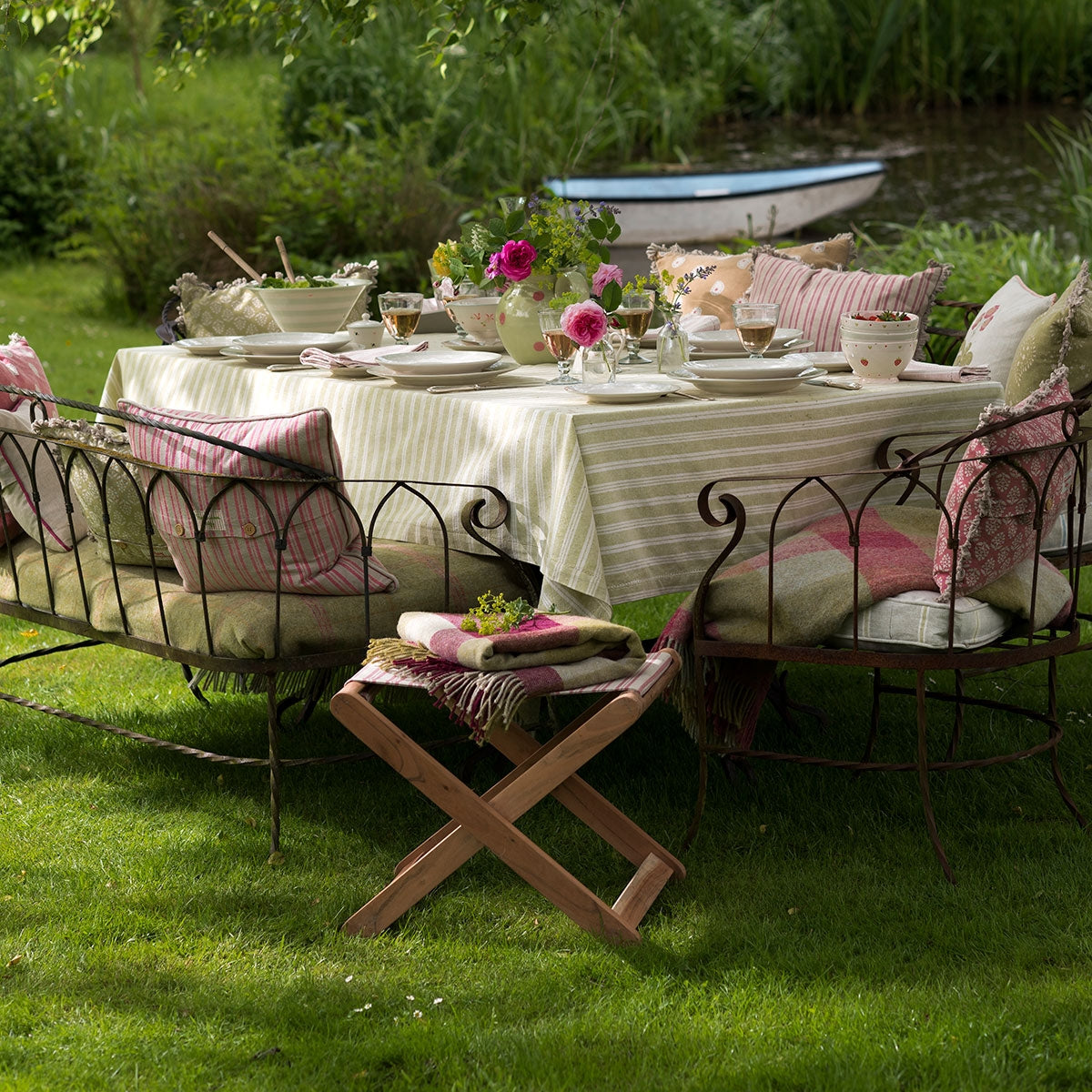 Garden Footstool Frame Susie Watson Designs